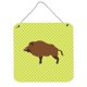 thumbnail image 1 of "Treasures Green Pig Metal Print, 6hx6w" Caroline's Treasures BB7762DS66, 1 of 1
