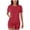 Red, variant on gbyLJF Women's Workout Clothes Sets Short Sleeve Tops and Bike Shorts 2 Piece Outfits Summer Clothings for Gym Yoga Running