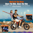 thumbnail image 3 of FREESKY 48V 60AH 200 Miles Long Range Dual Motor Electric Bike for Adult, 20" Fat Tires Full Suspension AWD All Terrain Ebike, 3 of 7