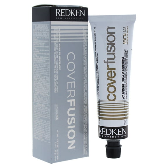 Cover Fusion Low Ammonia - 6NA Natural Ash by Redken for Unisex - 2.1 oz Hair Color