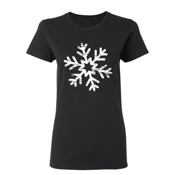 Snowflake Sarcastic Novelty Gift Idea Adult Humor Funny Women's Casual Tees