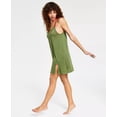 thumbnail image 2 of Juniors' Knotted Tank Cover-Up Dress Vineyard Green S, 2 of 4