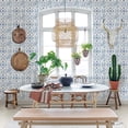 thumbnail image 3 of Warner 3117-12332 Sonoma Papel Pintado De Azulejos Españoles, Azul, 3 of 3