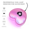 thumbnail image 3 of Cute Heart Shape Fast Drying Manicure Pedicure Machine Light Weight 96W Cure UV LED Nail Lamp ,High Power, 3 of 6