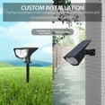thumbnail image 3 of Solar Landscape Spotlights, IP67 Waterproof Wireless Outdoor Solar Landscaping Lights for Yard Garden Driveway Porch Walkway Pool Patio Xmas Decor- Cold White (4 Pack), 3 of 7