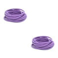 thumbnail image 2 of Minnieouse 10 piezas de bandas para el cabello mixtas Topknot Ajustable Decorativo Alta elasticidad Grueso Cola de caballo Titular Niñas Púrpura claro 2Conjunto, 2 of 6