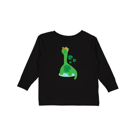 

Inktastic Irish St Patricks Day Green Dinosaur Gift Toddler Boy Girl Long Sleeve T-Shirt