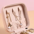 thumbnail image 4 of Jewelry Storage Box Travel Jewelry Case Portable Jewelry Box Jewelry Organizer Box Travel Jewelry Case Exquisite Large Capacity Scratch  Portable Jewelry Organizer Box For Outdoor, 4 of 6