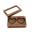 thumbnail image 1 of Wedding Box Wood box for Proposal Rustic Carve Engagement Ho, 1 of 8