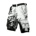 thumbnail image 5 of Men's Cargo Shorts Loose Fit Multi Pocket Workwear Shorts Durable Casual Outdoor Knee Length Bottoms For Summer,Grey,L, 5 of 8