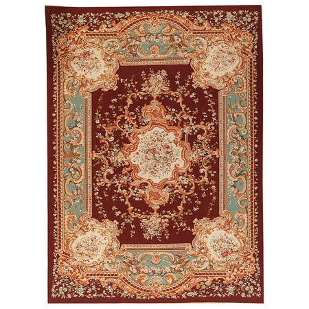 Aubusson Area - Pasargad Aubusson Hand-Woven New Zealand Wool Area Rug