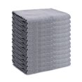 thumbnail image 5 of Arkwright SmartEdge Cleaning Cloths (Bulk Case of 180), 16x16, Microfiber, Zig Zag Edges, Grey, 5 of 7