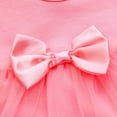 thumbnail image 6 of FYDUU Baby Girl Dress Romper Sleeveless Bow Tulle Birthday Party Princess Dresses Tutu Romper Dress Baby Girls Summer Clothes Trendy Midi Dresses 12-18 Months, 6 of 6