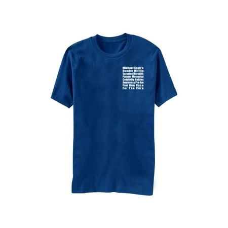 The Office NBC TV Series Michael Scott's Fun Run Race Adult T-Shirt (Best Race T Shirt Designs)