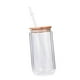 thumbnail image 2 of Taza de café helado con tapa, cristalería, vasos para beber, vasos reutilizables 12 onzas, 2 of 9