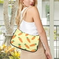 thumbnail image 6 of Ryvnso Cute Carrot Womens Chain Shoulder Bag Tote Handbags Clutch Hobo Purse with Zipper for Travel, 6 of 7