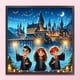 thumbnail image 3 of Hilo de bordar Algodón ecológico completo 18CT Impreso Harry Potter Punto de cruz 30x30cm, 3 of 9