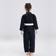 thumbnail image 3 of FLUORY Kids Youth Childrens All Around Brazilian Jiu Jitsu BJJ Gi no Belt, 3 of 4