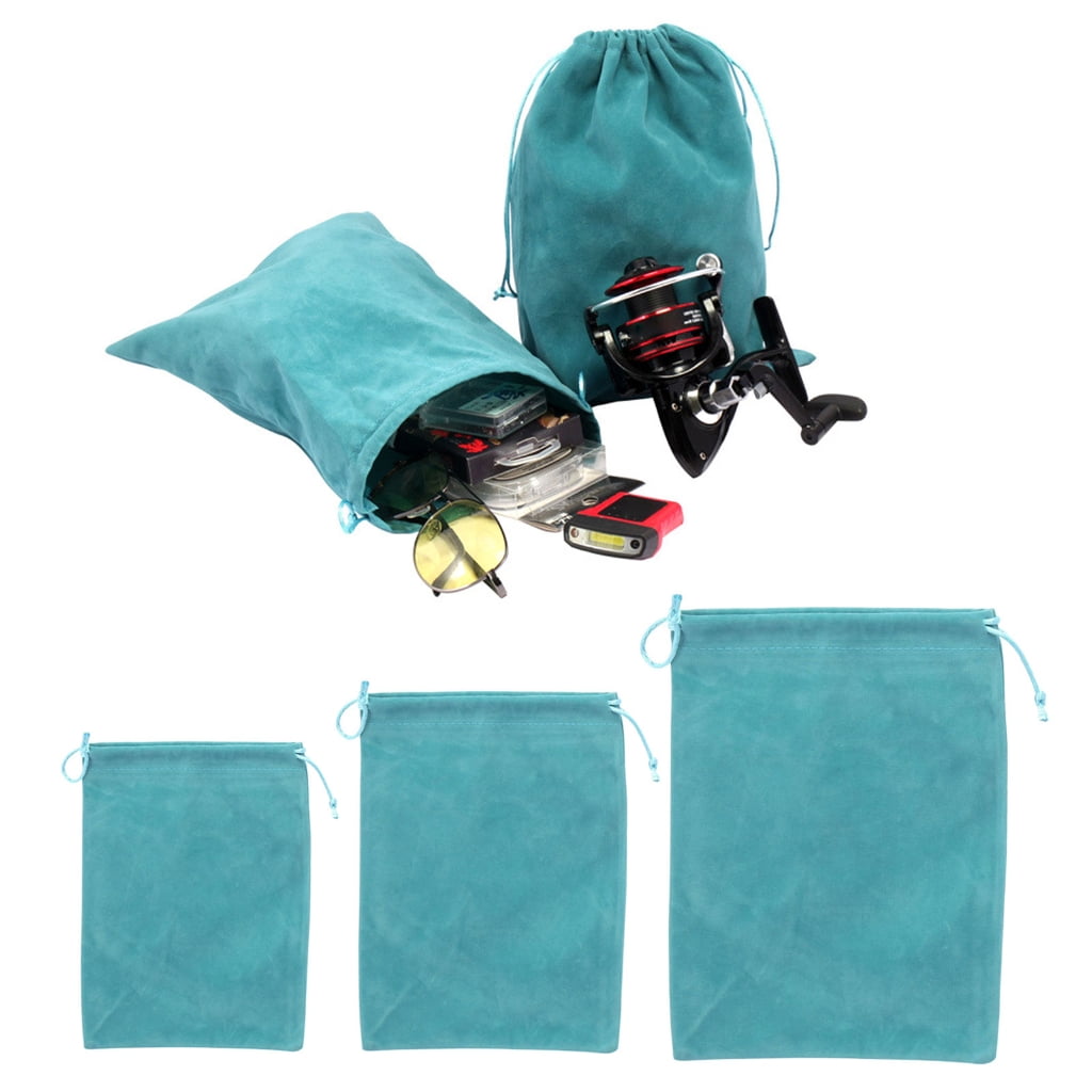 FAIOIN Fishing Reel Bag Portable Drawstring Reel Protect Bag