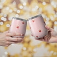 thumbnail image 2 of 12oz Stemless Wine Tumblers Strawberry Plants Fruit Vacuum Insulated Stainless Steel Travel Tumbler Cups Mug with Lid and Straw for Champaign,Cocktail,Beer with Cleaning Brush, 2 of 5