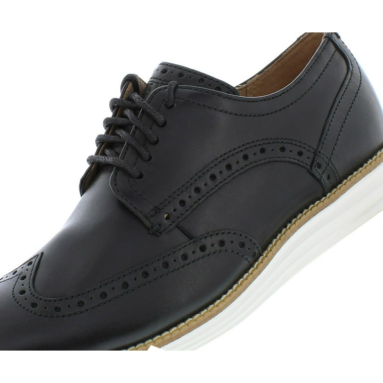 Cole Haan Men's Original Grand Shortwing Oxford Shoes (Black/White