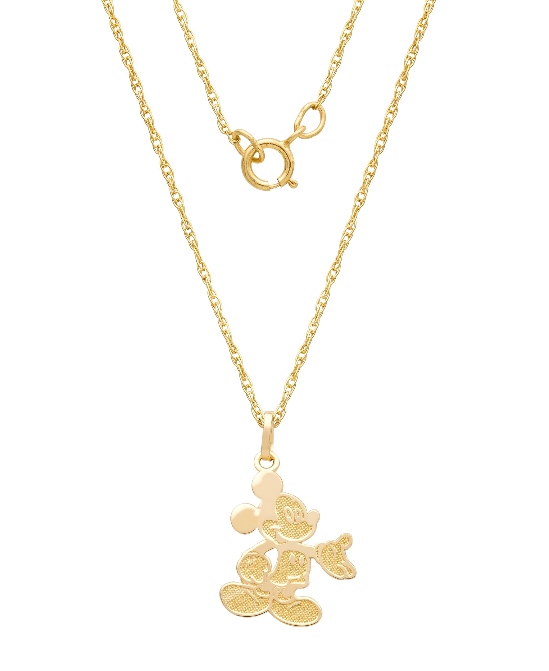 Mickey mouse gold pendant sale