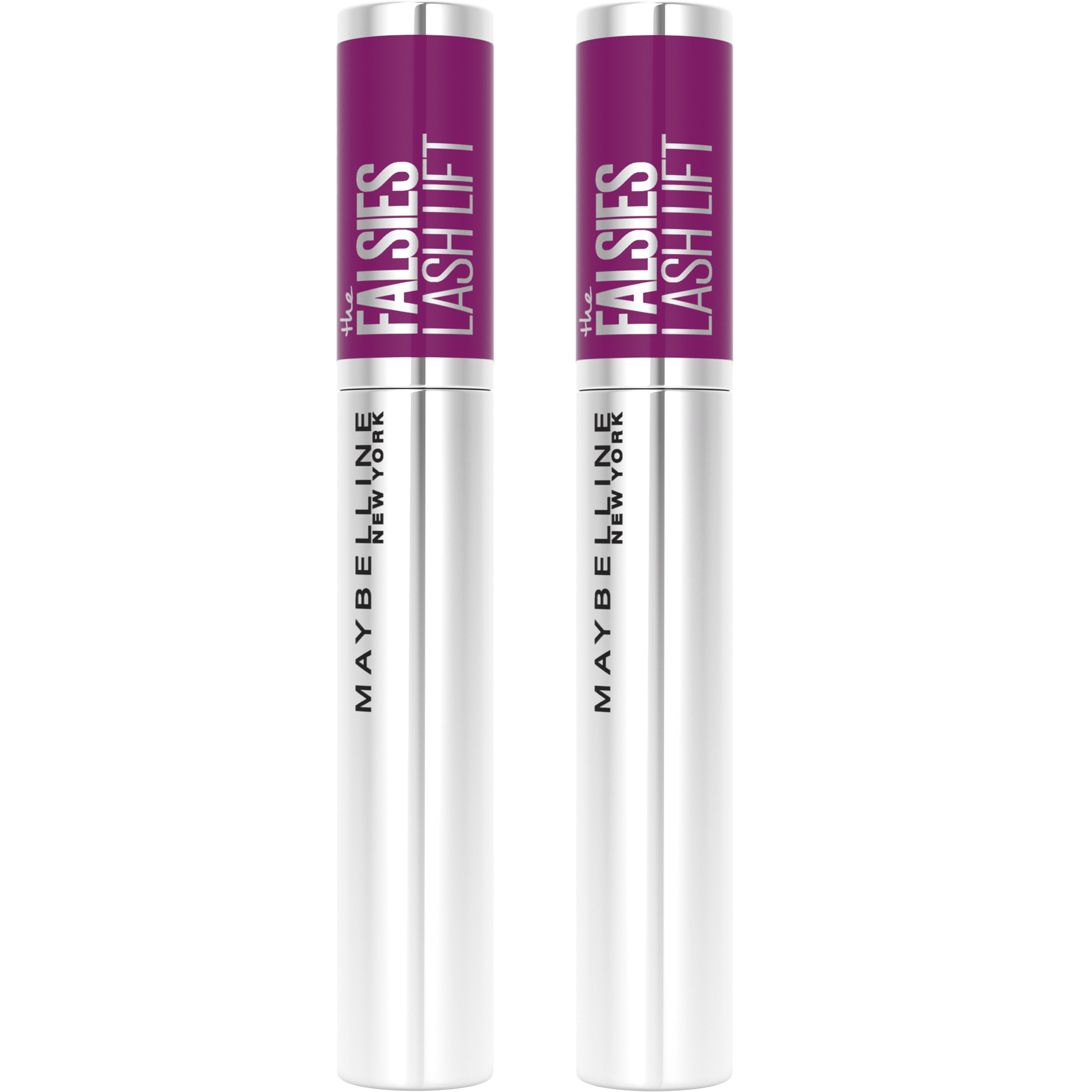 Maybelline The Falsies Lash Lift Washable Mascara, Blackest Black, 2 Count