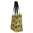 thumbnail image 2 of Vsdgher Sunflowers print Reusable Shopping Grocery Bags for Women Shopping with Pouch Foldable Pouch Lightweight Polyester Fabric, 2 of 6