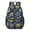 Football and Splash, variant on Football and Splat Black Pattern 17" School Backpacks for Teens,Waterproof Oxford Fabric,S-Shape Padded Straps for School,Travel,Hiking,Camping