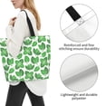 thumbnail image 3 of Easygdp Green Leaves Bolsas Tote para Mujer, Bolsos de Hombro para Viaje, Bolsos de Mano de Gran Capacidad para Compras y Trabajo, 3 of 8