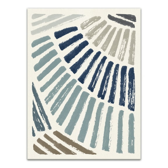 Creative Products Blue Sun Rays 30 x 40 Canvas Wall Art