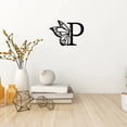 thumbnail image 3 of GUANGHONG Metal Butterfly Sign Butterfly Letter Sign Letter Monogram Sign Metal Monogram Letter Sign Room Decoration Butterfly Sign Gift, 3 of 3
