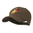thumbnail image 2 of Fishing Fly Face Embroidered Cap - Brown OSFM, 2 of 5