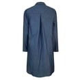 thumbnail image 5 of HJYCHN Stylish Women Denim Button Down Shirt Dress with Long Sleeves and Front Pockets for Everyday Wear Navy XXXXXL, 5 of 5