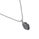 thumbnail image 3 of EeaseMX Collar de acero de titanio para hombre, colgante de corazón a la moda, con forma de órgano humano, joyería para adultos (plata 1168, tamaño grande, cadena cuadrada de 4 x 60 cm), 3 of 7