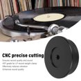 thumbnail image 4 of Aluminum Alloy Disc Stabilizer For  Record, Reduce Vibration,CNC Workmanship, 78mm Diameter 8.8oz Weight, For Belt And Direct Drive Turntables, 4 of 8