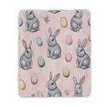 thumbnail image 2 of 60x80 inch Crystal Fleece & Arctic Fleece Blanket Soft Bed Throws for Home or Camping Grey Bunnies, 2 of 7
