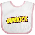 thumbnail image 3 of Inktastic Sidekick for Fathers Day Boys or Girls Baby Bib, 3 of 4