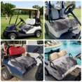 thumbnail image 6 of Golf Cart Seat Covers for 2 Seater,Green Forest Microfiber Cart Seat Towel Blanket,Vintage Rustic Pine Trees Nature Landscape Absorbent NonSlip Bench Seats Protector for Golf Course 51"x31", 6 of 9