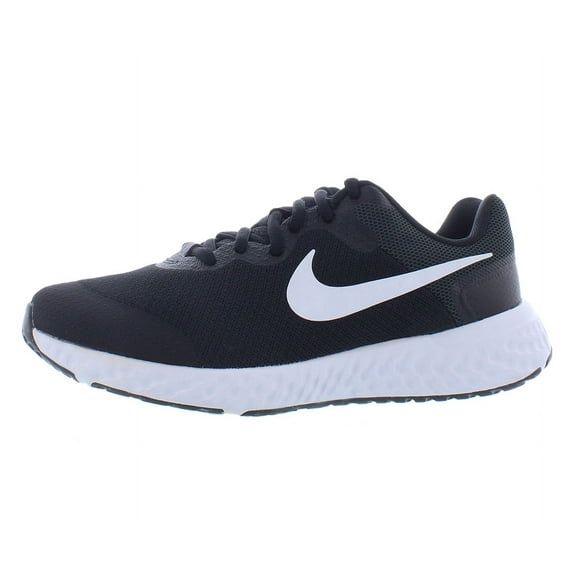 Nike Revolution 6 Nn 4E Extra Wide Mens Shoes Size 4, Color: Black/White