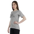 thumbnail image 4 of Inkmeso Scoop Neck Top "Tea Shirt" Letter Printed Tea Lover Tshirt For Women Jersey Tee, 4 of 7