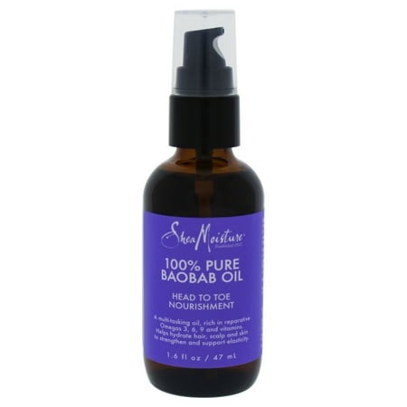 100% Pure Baobab Oil Head To Toe by Shea Moisture for Unisex - 1.6 oz Oil