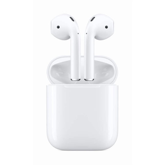 Apple AirPods 2nd Generation Wireless Earbuds with Lightning Charging Case White for iPhone