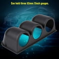 thumbnail image 3 of Black Universal 52mm/2" 3 Hole Triple Dash Gauge Meter Pod Mount Holder, 3 of 4