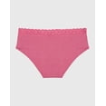thumbnail image 5 of Ultrasoft Modal Hipster Panty with Lace Trim In Red Violet, 5 of 5