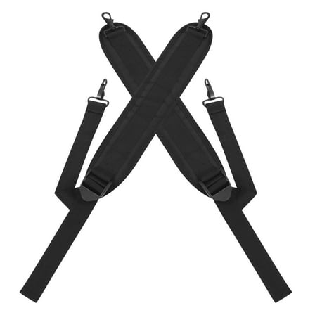 SOPOTUTU Black Instrument Case Strap Set, Lightweight and Portable 2-Pack for Various Musical Instruments