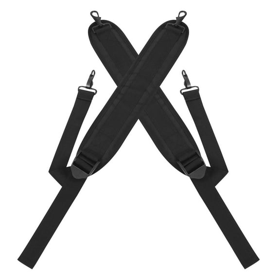 SOPOTUTU Black Instrument Case Strap Set, Lightweight and Portable 2-Pack for Various Musical Instruments