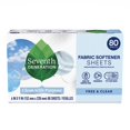 thumbnail image 1 of Seventh Generation Fabric Softener Sheets, Free and Clear, 80 Count, 1 of 5