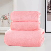 Soft Linen 3-Piece Bath Towel Set | 1 Bath Towel, 1 Hand Towel, 1 Washcloth | Highly Absorbent Quick-Dry Towels for Adults | Bathroom & Gym Towel Set