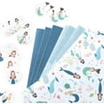 thumbnail image 6 of Cheerland Mermaid and Under the Sea Gift Wrapping Paper, 12 Sheets, 20 Tags, 4 Designs, 6 of 6